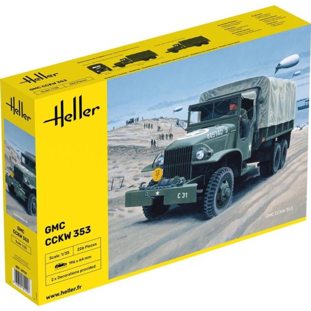  Heller GMC CCKW 353 US-Truck modellbil - 1:35