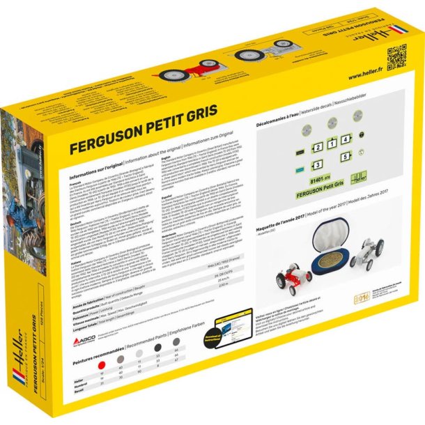 Heller Ferguson petit gris modeltraktor - 1:24