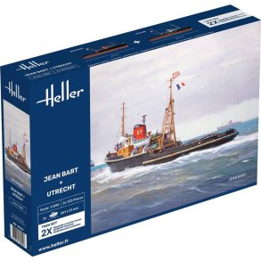 Heller modelskibe JEAN BART + UTRECHT Twinset - 1:200