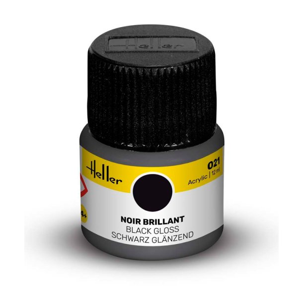 Heller maling 021 - Black gloss
