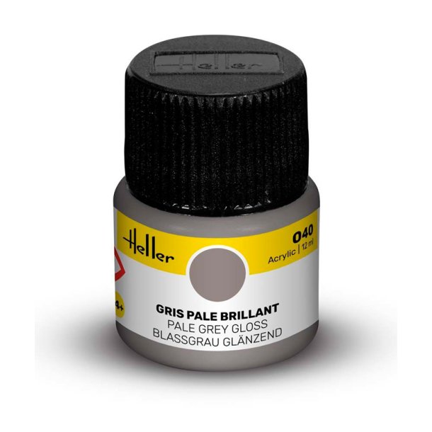 Heller maling 040 - Pale grey gloss