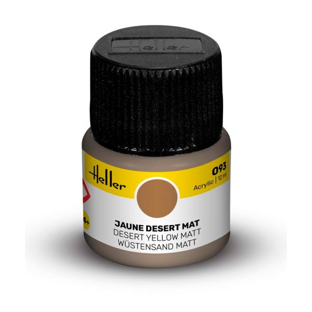 Heller maling 093 - Desert yellow matt