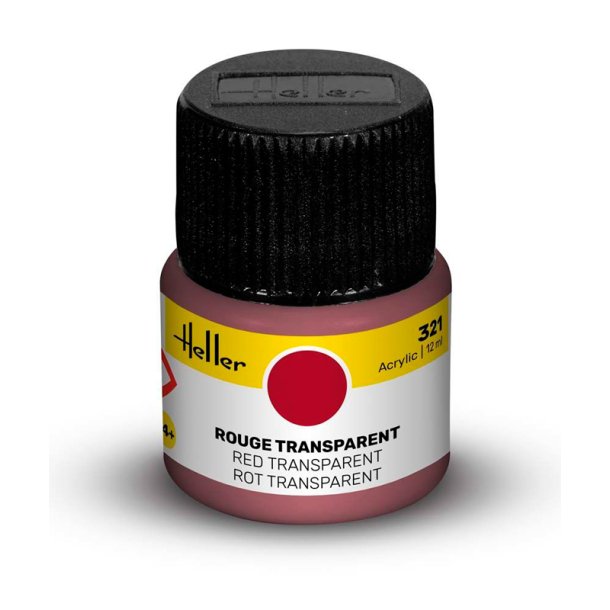 Heller maling 321 - Red transparent