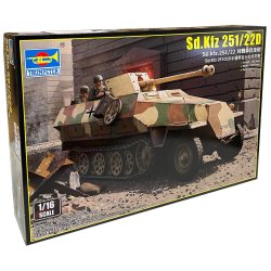 Trumpeter German Sd.Kfz 251/22D halvsp�r - 1:16