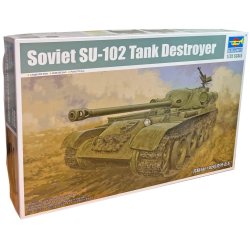 Trumpeter russisk SU-102 Tank Destroyer - 1:35