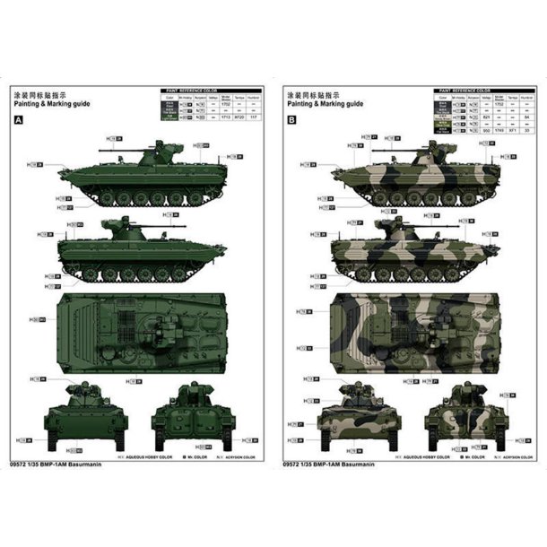 Trumpeter BMP-1AM Basurmanin - 1:35