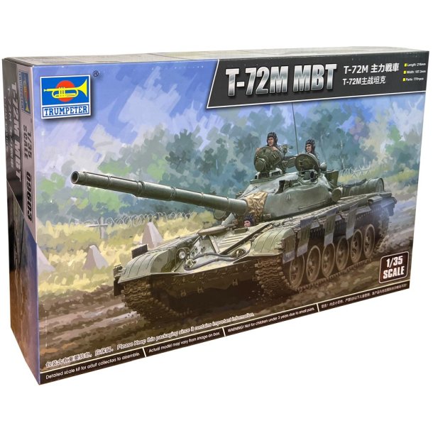Trumpeter Russisk T-72 kampvogn - 1:35