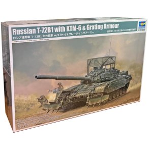 Trumpeter Russisk T-72B1 with KTM-6 & Grating Armour