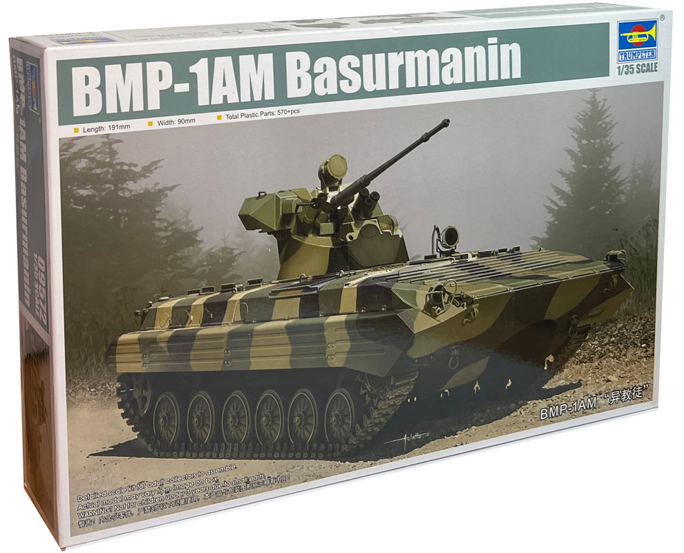 Trumpeter BMP-1AM Basurmanin kampvogn - 1:35