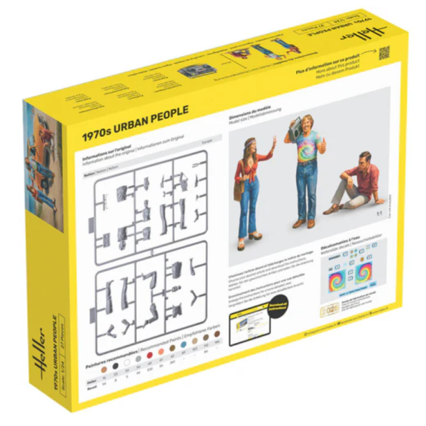 Heller 1970s Urban People - 1:24 