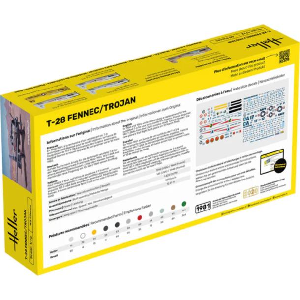 Heller T-28 Fennec / Trojan - 1:72