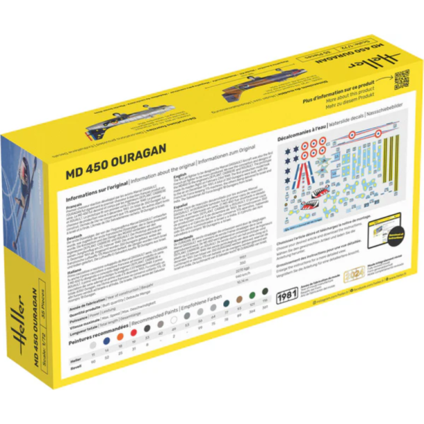 Heller MD 450 Ouragan - 1:72