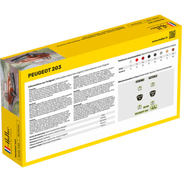 Heller Peugeot 203 - 1:43 