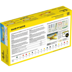Heller SAAB 91 Safir � Flymodel 1:72