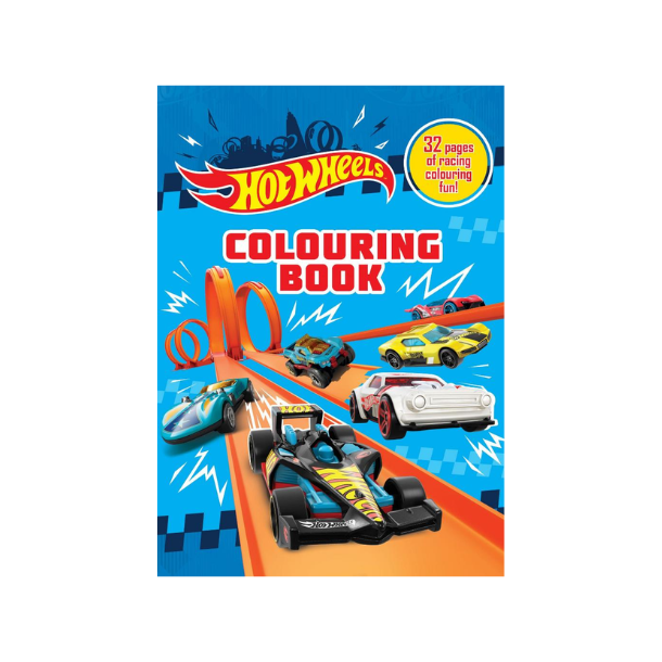 Hot Wheels Colouring Book