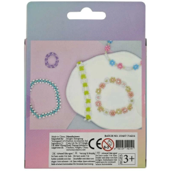 Pearl n Fun Glasperlemix 90g mat pastel + elastik