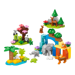Duplo 10446 3-i-1 vilde dyrefamilier