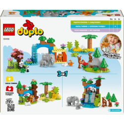 Duplo 10446 3-i-1 vilde dyrefamilier