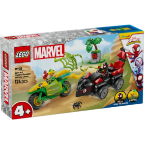 Lego MARVEL 11198 Spin og Electros jagt i dinosaurkretjer