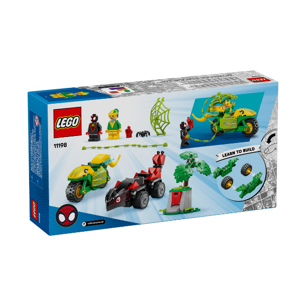 Lego MARVEL 11198 Spin og Electros jagt i dinosaurkretjer