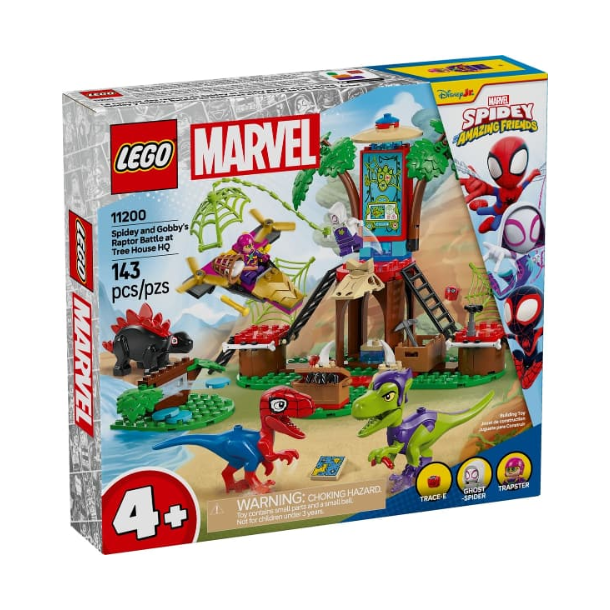 Lego MARVEL 11200 Spidey og Gobbys raptorkamp ved hovedkvarteret 