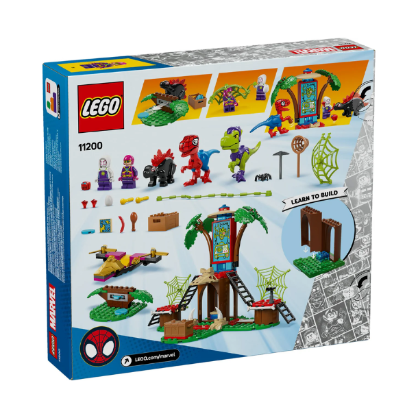 Lego MARVEL 11200 Spidey og Gobbys raptorkamp ved hovedkvarteret 