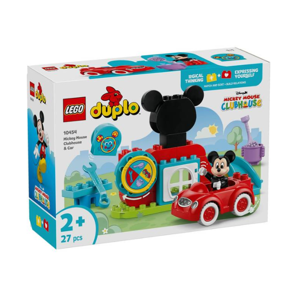 Duplo 10454 Mickeys klubhus og bil