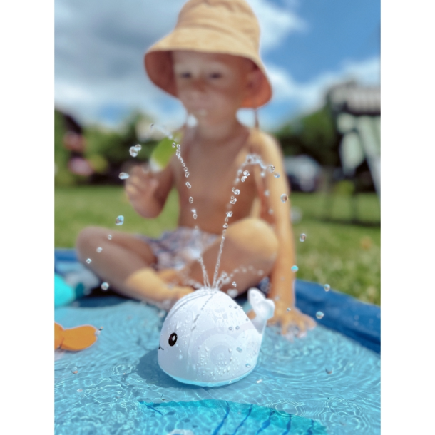 WOOPIE LED vandsprjtehval  mini fontne &amp; LED-lys til badekar