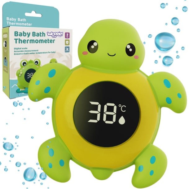 WOOPIE BABY 2-i-1 badetermometer  Skildpadde