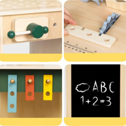 WOOPIE GREEN Tr vrkstedsbord m. vrktj