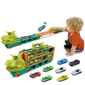 Dinosaur Transporter m. Racerbane  2-i-1 Billeg for Brn