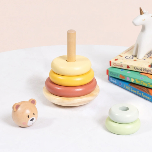 Tr�stablet�rn med bamsehoved