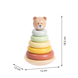 Tr�stablet�rn med bamsehoved