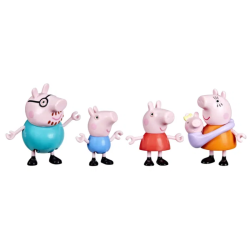 Peppa Pig Familiefigurst m. 5 figurer