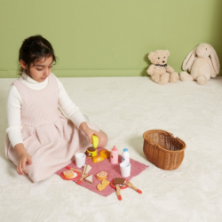 VIGA Tr� Picnic S�t i Kurv � 30 dele