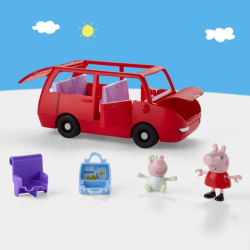 Peppa Pig  Stor familiebil med Gurli &amp; baby Evie