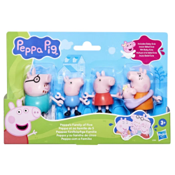 Peppa Pig Familiefigurst m. 5 figurer