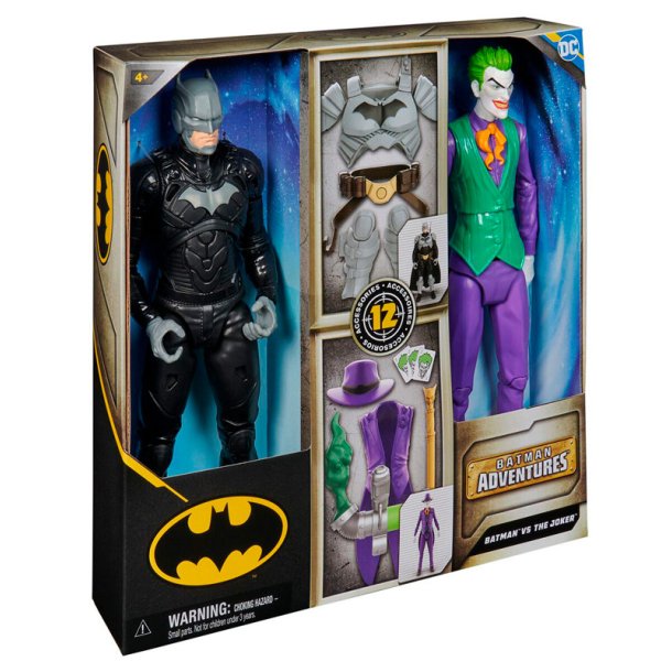 BATMAN - BATTLE PACK Figurine 30 CM Batman VS Le Joker - Batman