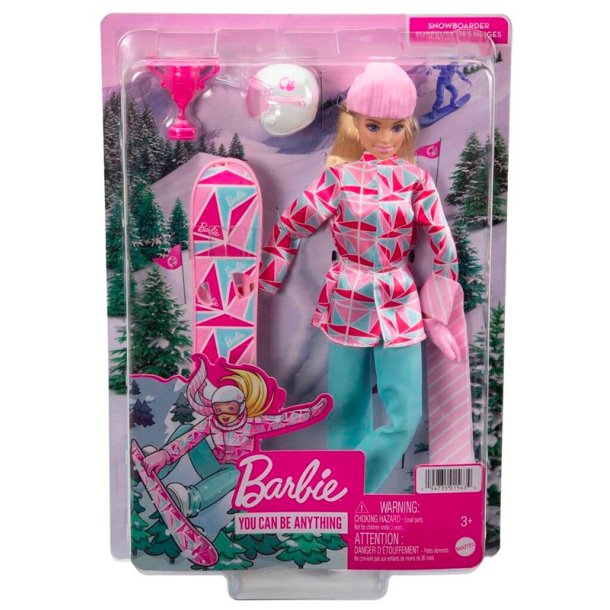 Barbie som snowboarder