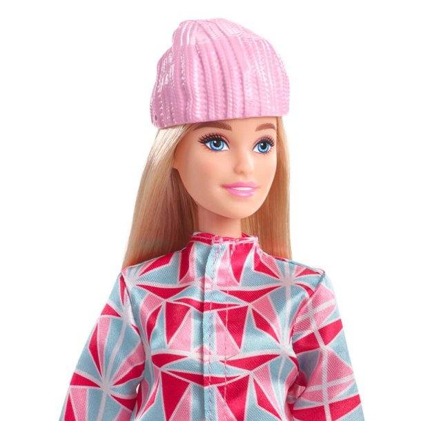 Barbie som snowboarder