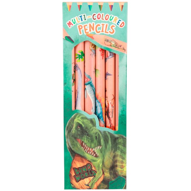 Dino World flerfrgade pennor