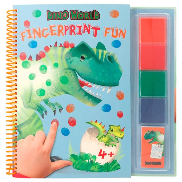 Dino World finger mlarbok