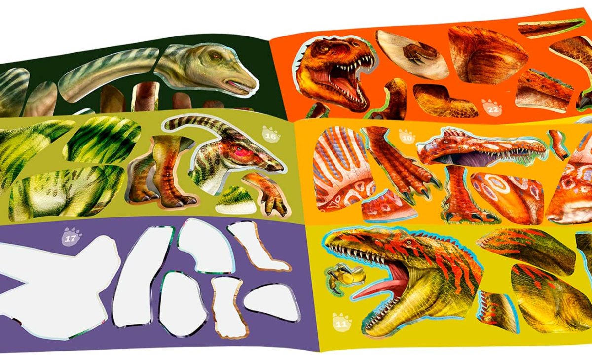Dino World sticker fun med 260 stickers Find dem her
