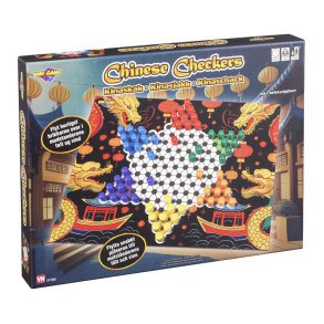 Kinaschack 28x21 cm  klassiskt spel med trpjser
