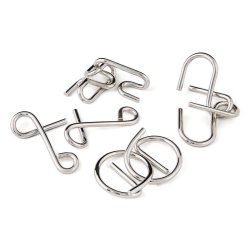 4x Metal IQ Hjernevrider  2 varianter assorteret