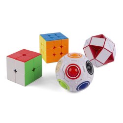 4-i-1 Magic Puzzles  Cube, Ball og Snake