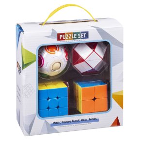 4-i-1 Magic Puzzles  Cube, Ball og Snake