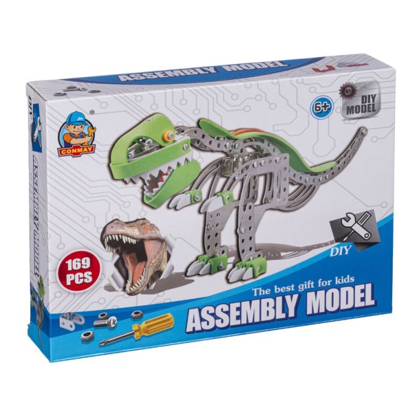 Metal Dino Byggest  169 dele