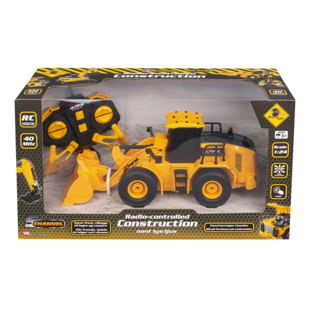R/C gummiged 1:24  fjernstyret entreprenrmaskine