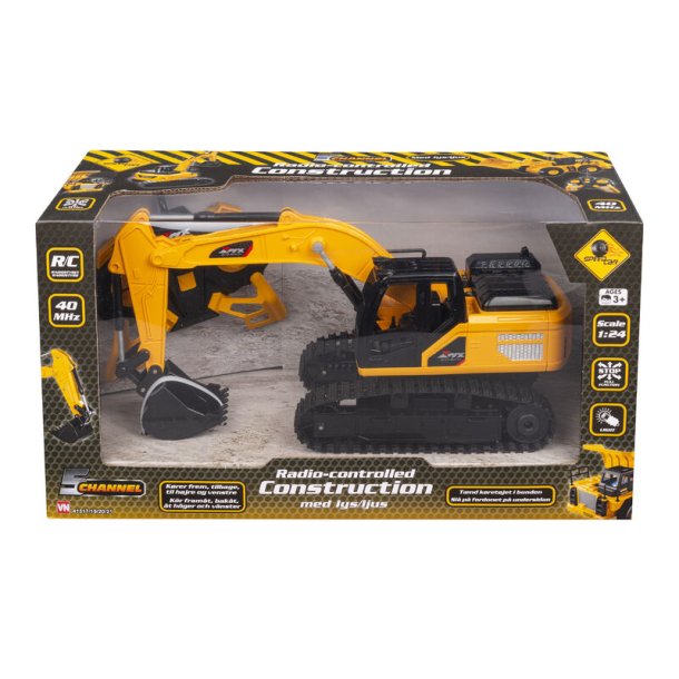 R/C gravko 1:24  fjernstyret entreprenrmaskine